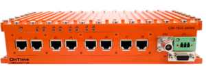 8-Port Managed Airborne Gigabit Ethernet Switch with PTP GMC, TC/SC and RJ45 Connectors