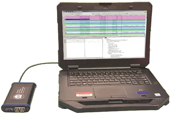 UXI-FC4 operated from a laptop pc.